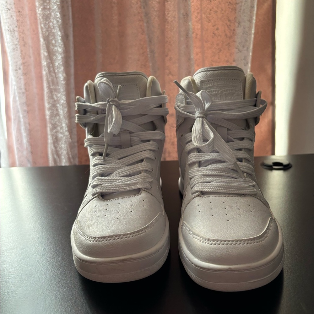 Levi's White High-Top Sneakers